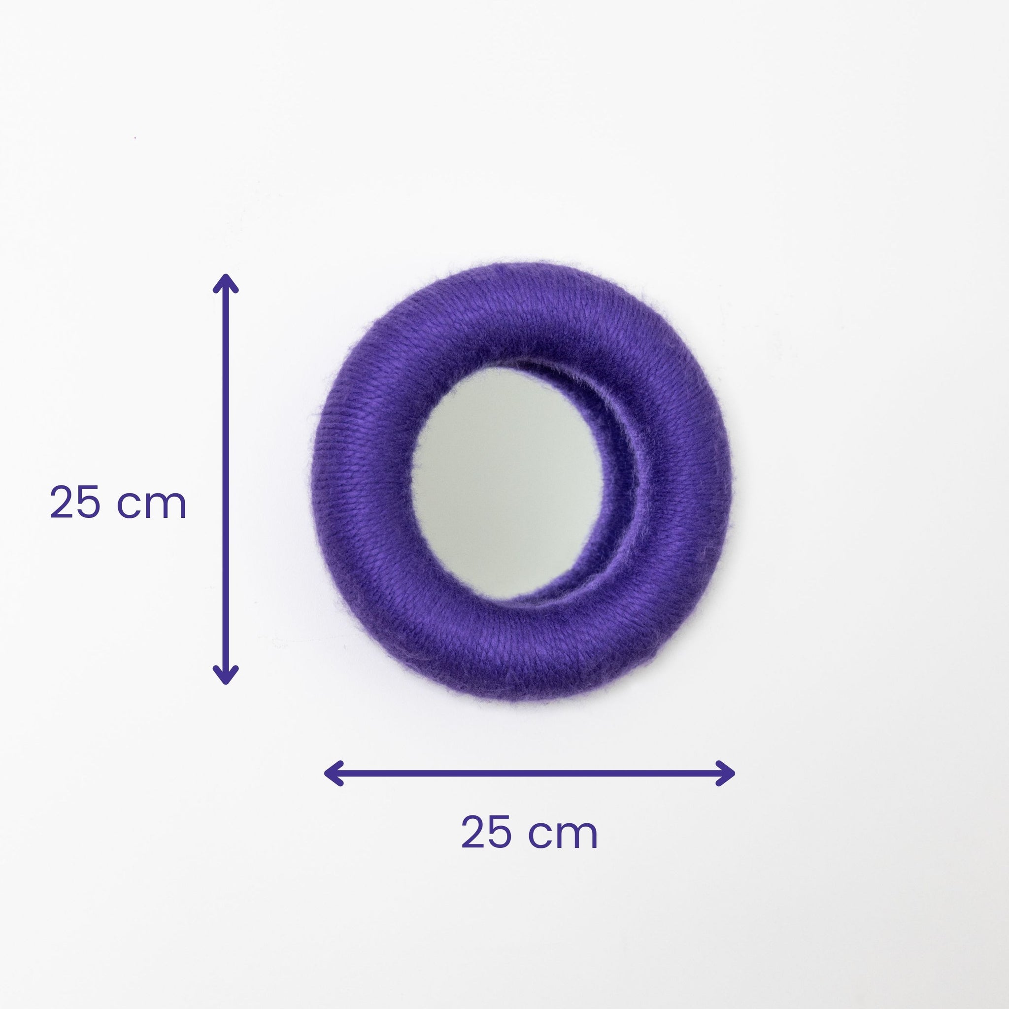 Miroir Rond Violet