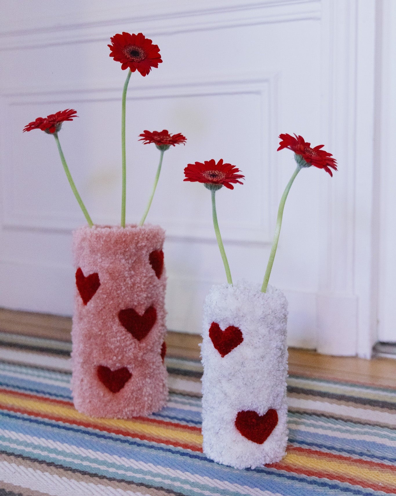 Petit Vase Beige Coeur
