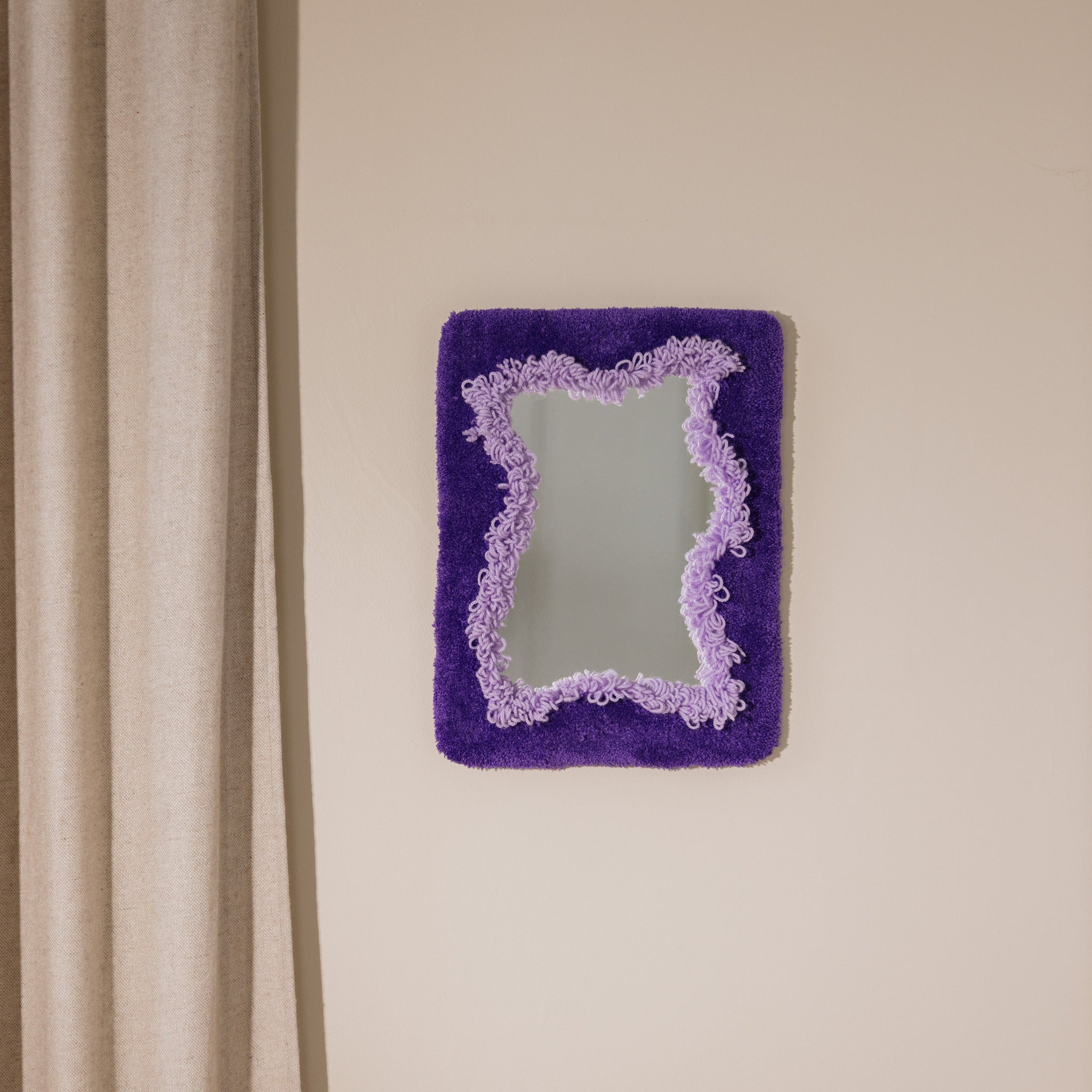 Petit Miroir Organique Violet