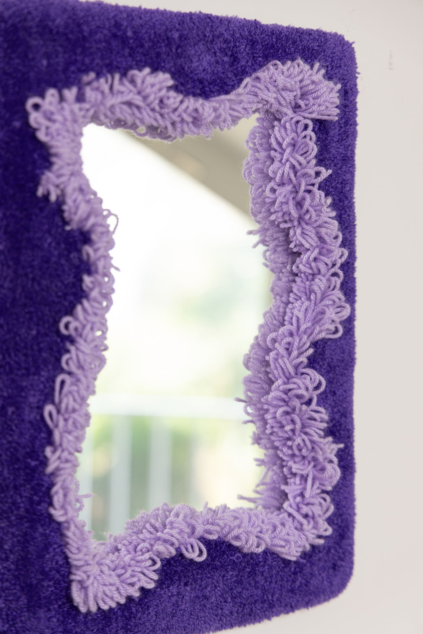 Petit Miroir Organique Violet