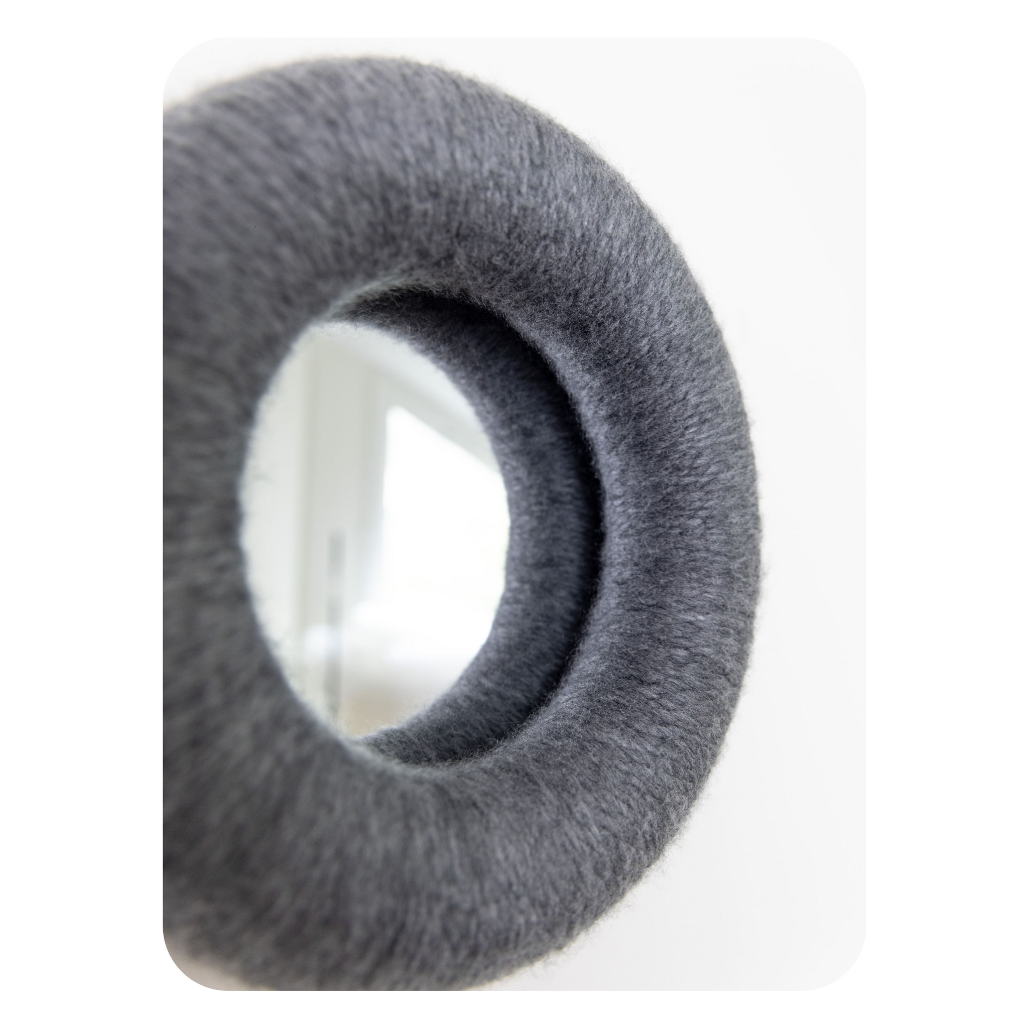 Miroir Rond Gris