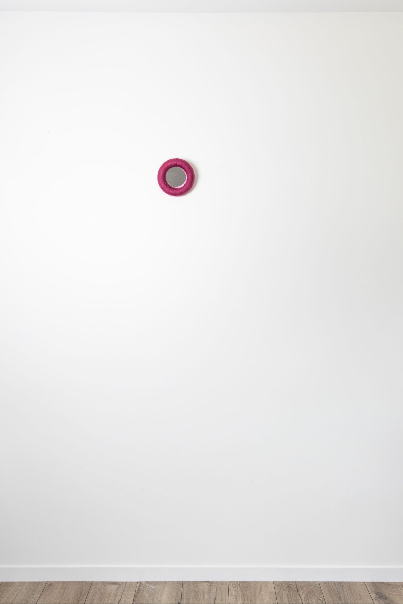 Mini Miroir Rond Magenta