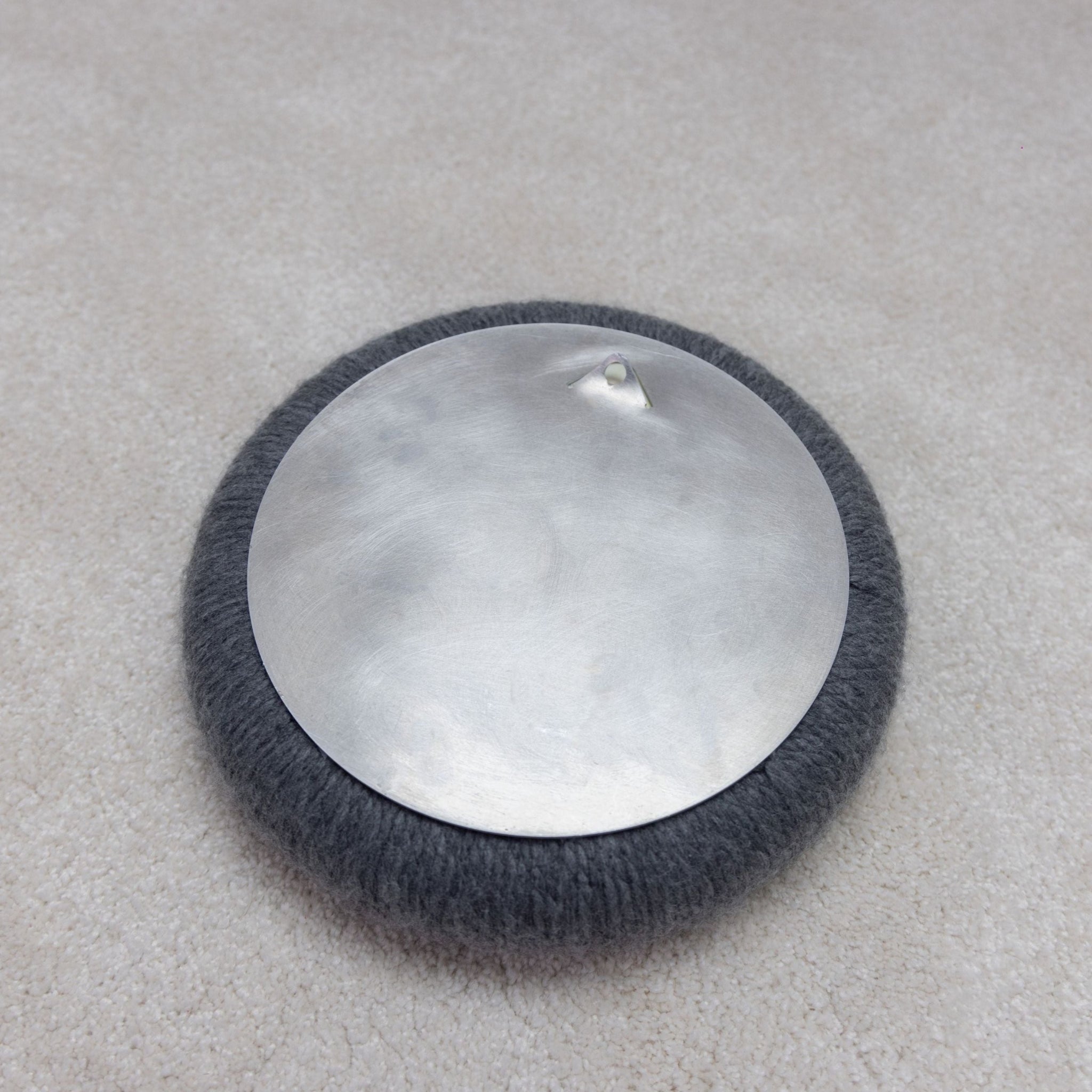 Miroir Rond Gris