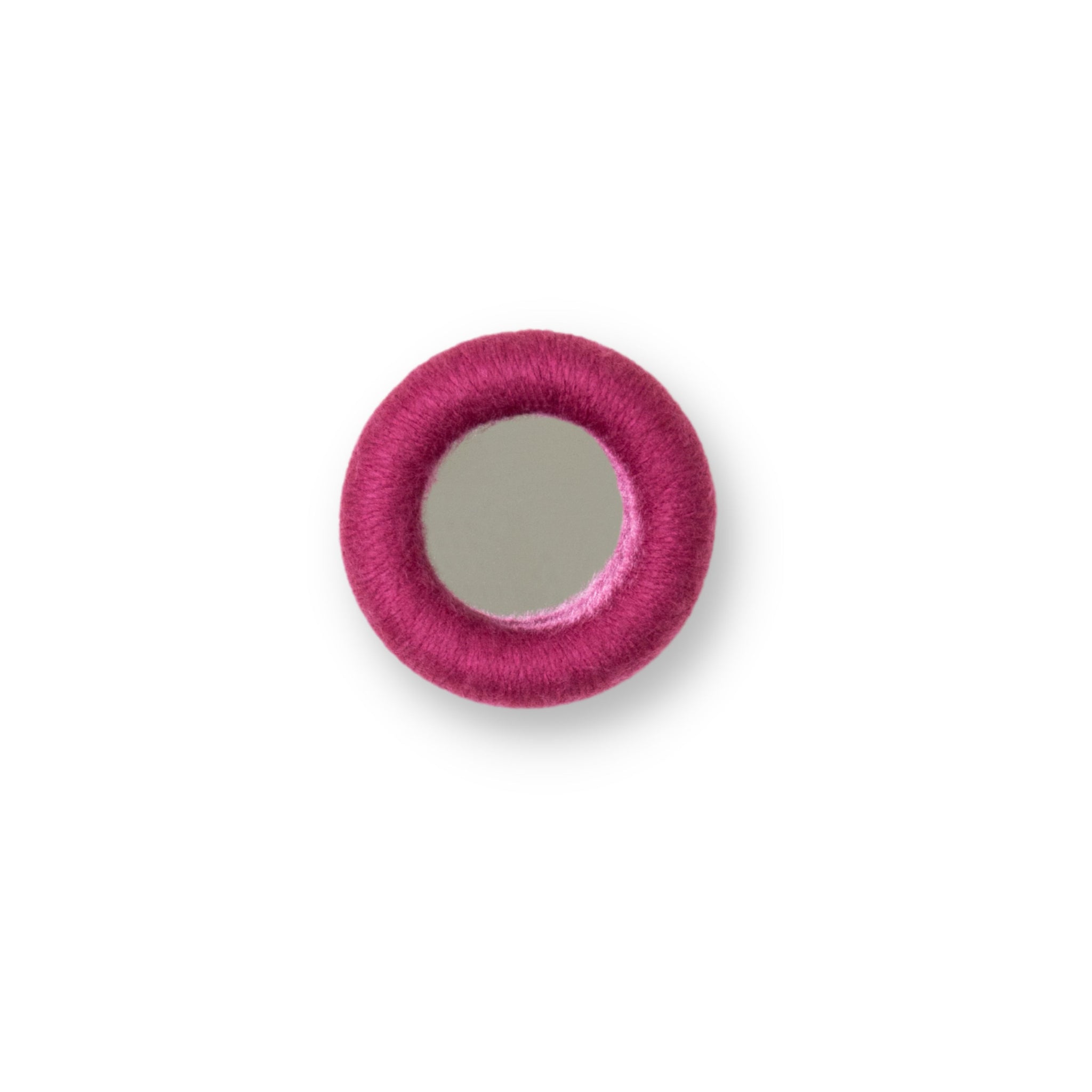 Mini Miroir Rond Magenta